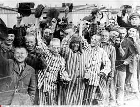 Children prisoners at the Dachau concentration camp