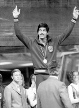 Mark Spitz aux jeux olympiques de Munich en 1972