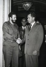 Fidel Castro et Richard Nixon à Washington en 1959