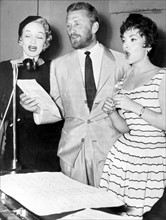 Gina Lollobrigida, Kirk Douglas and Marlene Dietrich, 1955