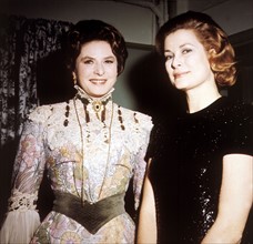 Grace de Monaco et Ingrid Bergman, 1970