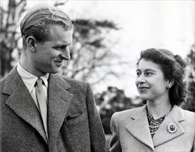 La princesse Elisabeth et le prince Philip