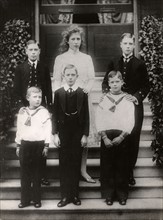 Portrait de la famille royale d'Angleterre