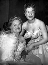 Magda und Romy SCHNEIDER, Portrait 1955