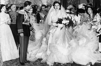 Mariage de Mohammed Reza Shah Pahlavi et et de Soraya Esfandiary