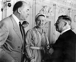 Simone de BEAUVOIR und Jean-Paul SARTRE in Leningrad, 1963