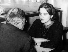 Jean-Paul SARTRE et Arlette ELKAIM, 1965
