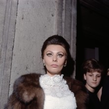 Sophia LOREN, portrait at the Bambi Awards, Munich 1965