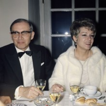 Ruth LEUWERIK with her husband Dr. PURPER, Munich 1971