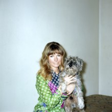 Vivi BACH with dog around 1972