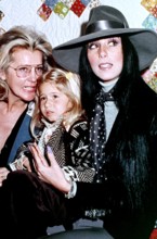 CHER with mother daughter Chastity
