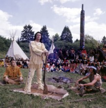 Pierre BRICE as Winnetou at the Karl May Festival