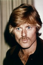 Robert REDFORD, portrait with mustache