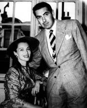 Tyrone POWER with his wife Linda CHRISTIAN