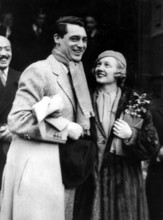 Cary GRANT with his wife Virginia CHERRILL