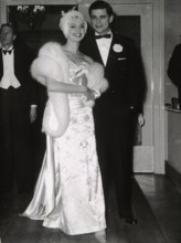 Nadja TILLER and Walter GILLER at the Bal Paré, Munich 1956