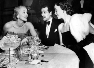 Marlene DIETRICH with daughter Maria and son-in-law