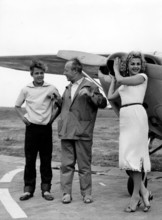 Heinz RÜHMANN as a pilot, 1956