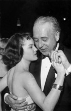 Romy SCHNEIDER and her stepfather Hans Herbert BLATZHEIM