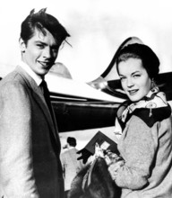 Alain DELON and Romy SCHNEIDER, Paris Orly
