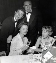 Press ball 1960: Nadja TILLER, Anni ONDRA, Walter GILLER, Max SCHMELING