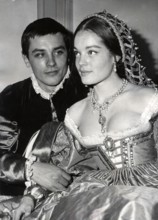 Romy SCHNEIDER and Alain DELON on stage