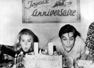 Jane FONDA and Alain DELON, 1963