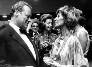 Willy BRANDT mit Lale ANDERSEN, Bonn 1970