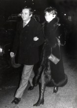 Audrey HEPBURN with husband Dr. Andrea DOTTI, Gstaad 1971