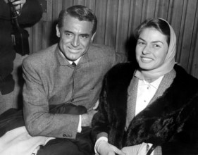 Cary GRANT and Ingrid BERGMAN, London 1958