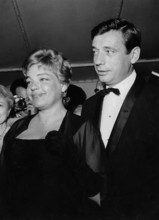 Yves MONTAND and Simone SIGNORET in Cannes 1961