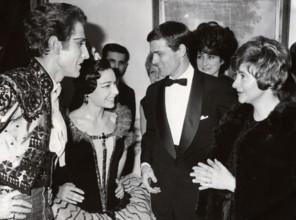 Francoise SAGAN, Robert WESTHOFF, Jacques CHAZOT and Ninon LEBERTRE