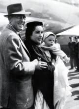 Elizabeth TAYLOR and Michael WILDING with son