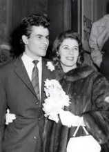 Wedding of Horst BUCHHOLZ and Myriam BRU, 1958