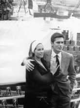 Alain DELON and Nathalie CANOVAS, 1964