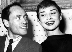Audrey HEPBURN and Mel FERRER, portrait 1954