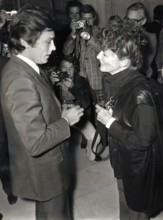 Katharine HEPBURN and Alain DELON