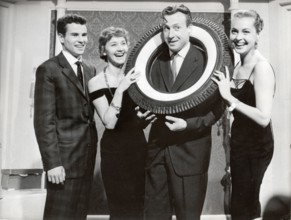 Horst BUCHHOLZ, Liselotte PULBER, Nadja TILLER and Peter ALEXANDER, 1957
