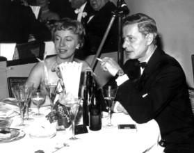 Dieter BORSCHE with his wife Uschi POSER, 1958