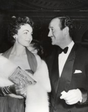 David NIVEN and wife Hjordis, 1954