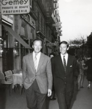 David NIVEN and his son David NIVEN jr. (junior)