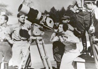 Leni RIEFENSTAHL filming in 1936