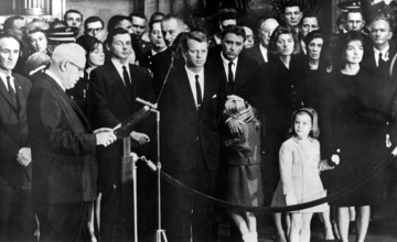 Funeral service for John F. KENNEDY at the Capitol in 1963