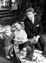 Harald JUHNKE with wife Sybil Werden and son Peer