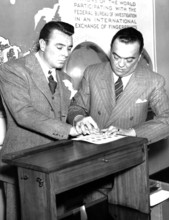 John Edgar HOOVER is fingerprinted