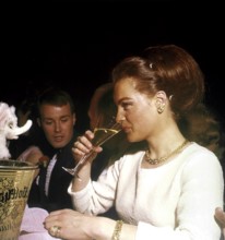 Romy SCHNEIDER at the carnival ball in 1965