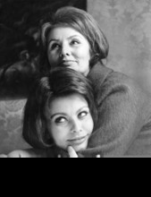Sophia LOREN with her mother Romilda VILLANI, 1962
