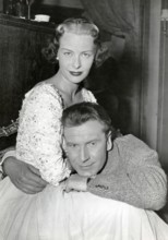 Ilse WERNER and Hermann LENSCHAU in 'Europe and the Bull' 1952