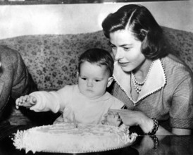 Ingrid BERGMAN with her son Roberto Ingmar ROSSELLINI