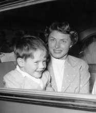 Ingrid BERGMAN with her son Roberto Ingmar ROSSELLINI